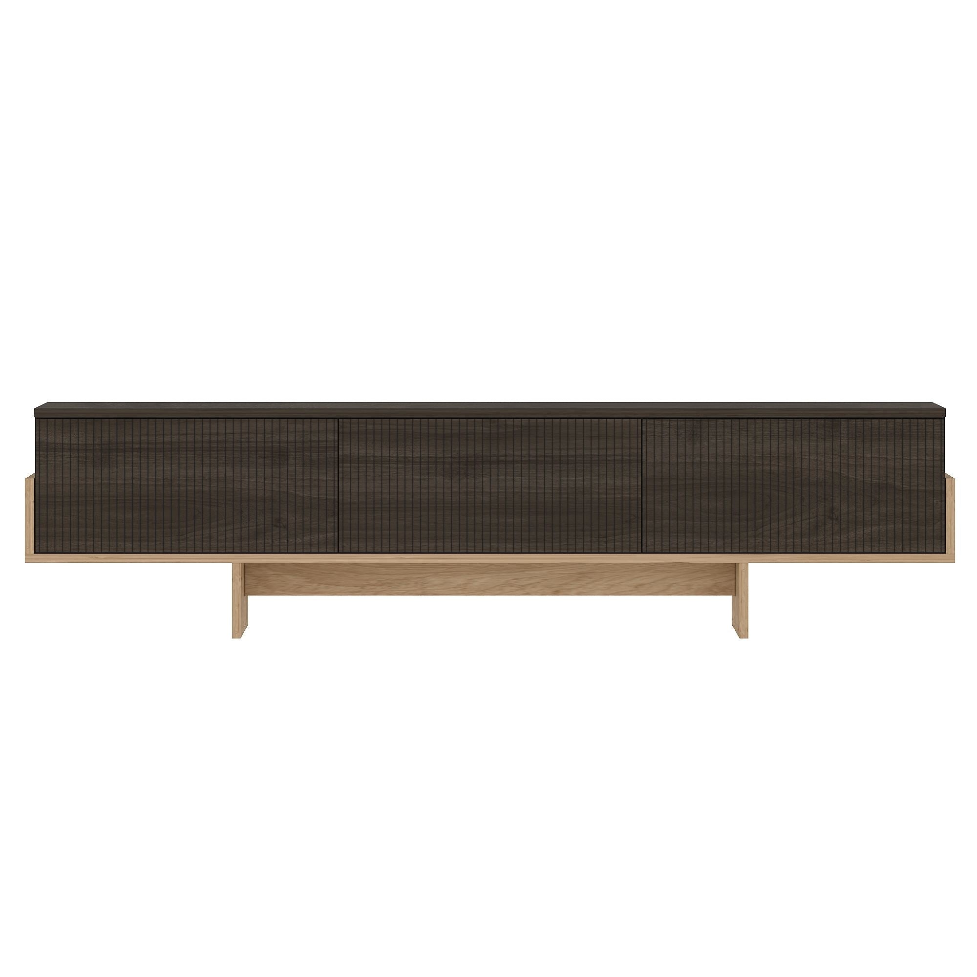 Móvel de TV – 180cm x 44,6cm x 30cm – Nogueira e Carvalho Safira – MDF