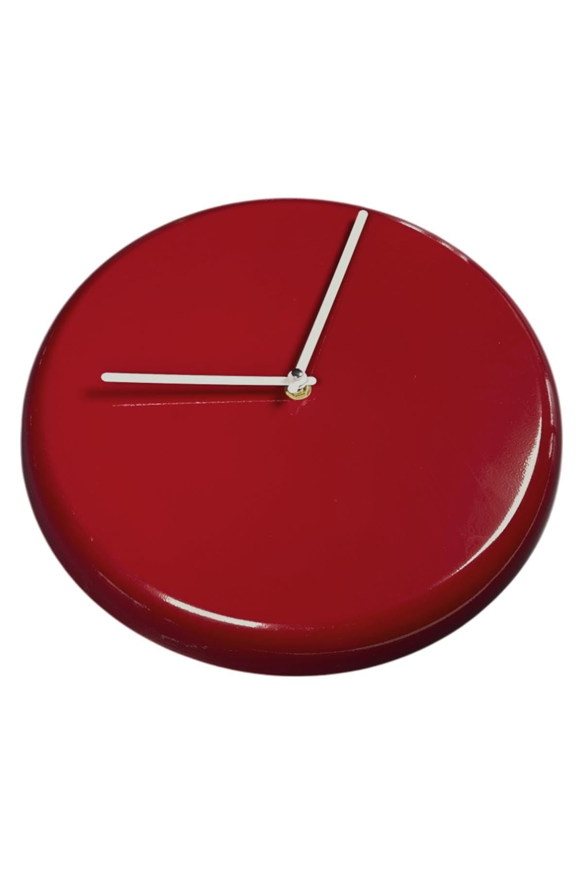 Relógio de Parede Decorativo 100% Alumínio 30x30 cm — 30Sivmet Cherry, Mecanismo Silencioso