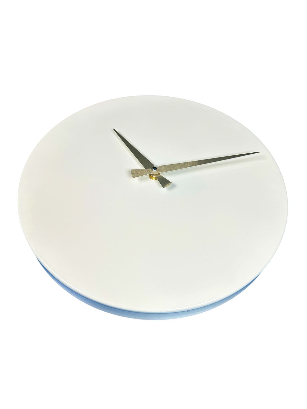 Relógio de Parede Decorativo 100% Alumínio 35x35 cm – 35Sivmet - Cream – Mecanismo Silencioso
