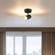 Candeeiro de Teto – 15,7 cm – Preto – Metal