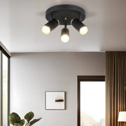 Candeeiro de Teto – 13 cm – Preto – Metal