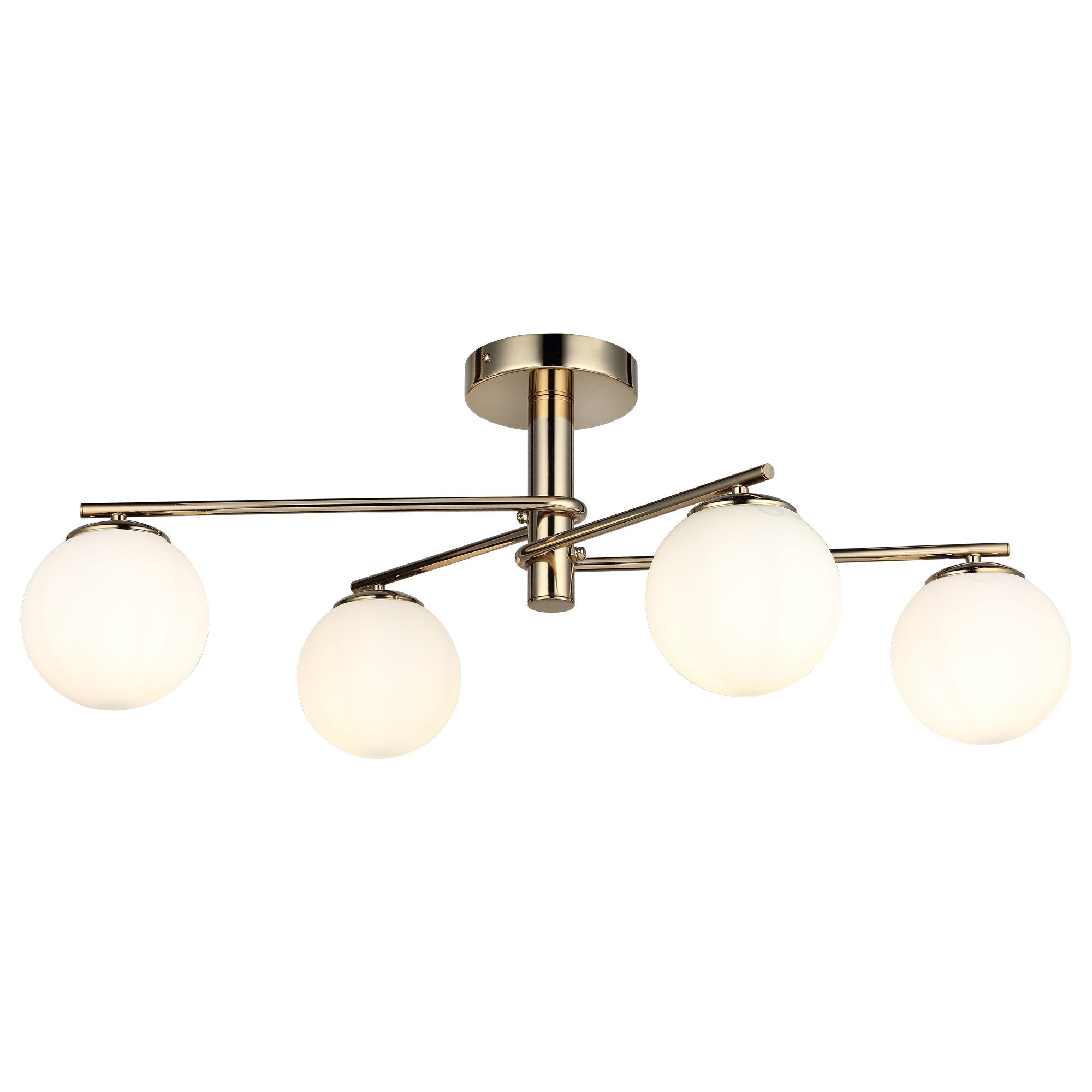 Candeeiro de Teto – Ø15 cm – Ouro – Metal