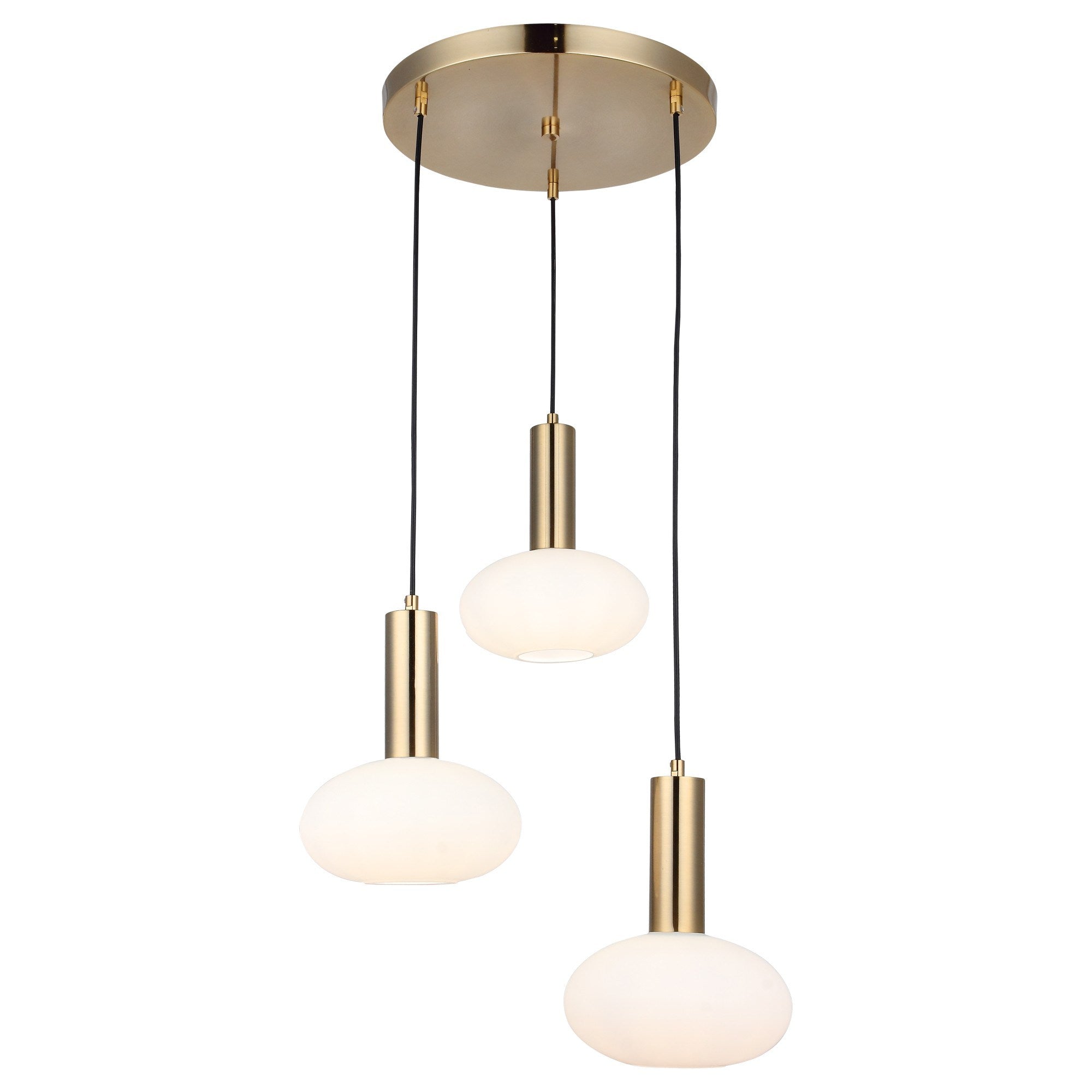 Candeeiro de Teto – 30-127 cm – Laca Antiga – Metal e Vidro