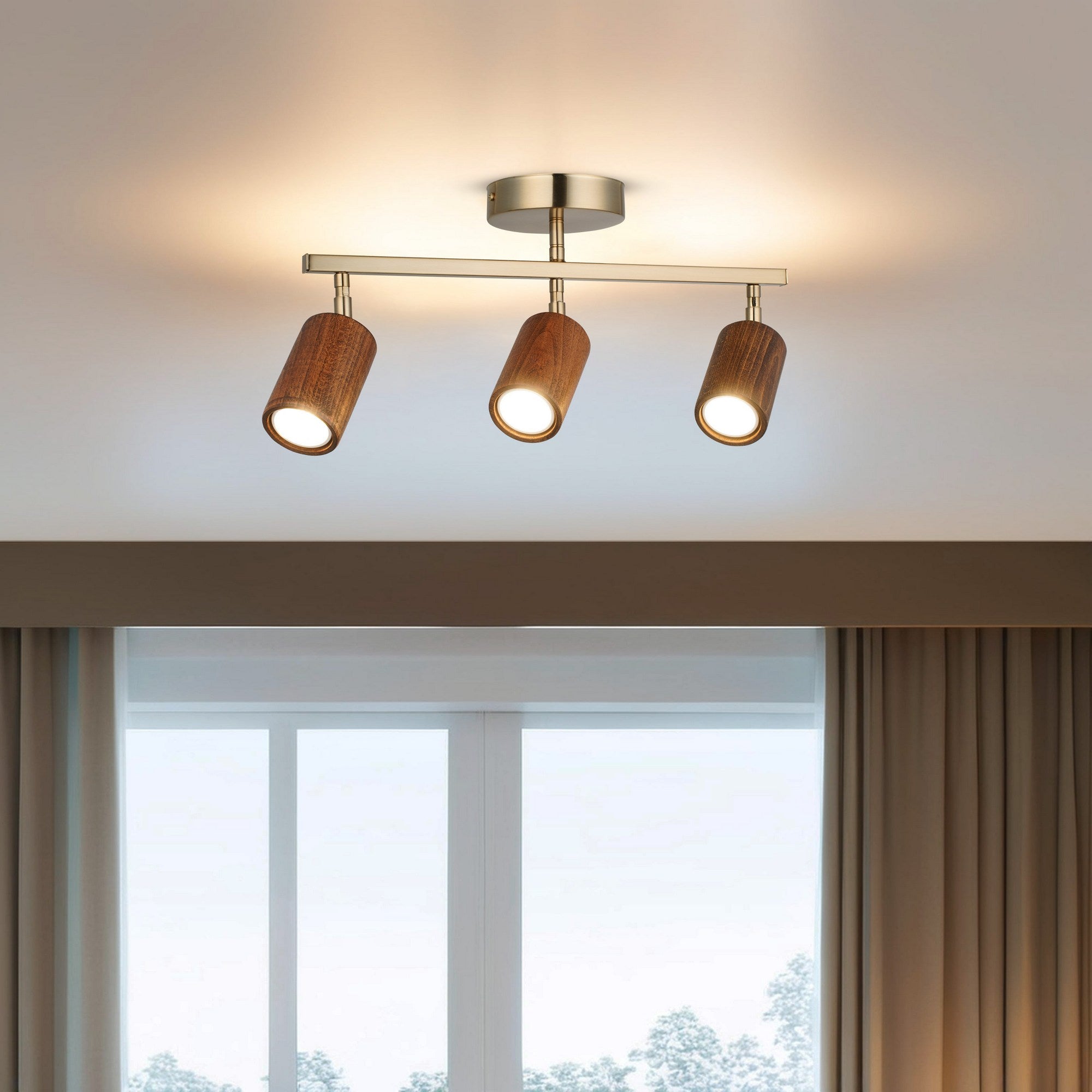 Candeeiro de Teto – 23cm – Laca Antiga – Metal