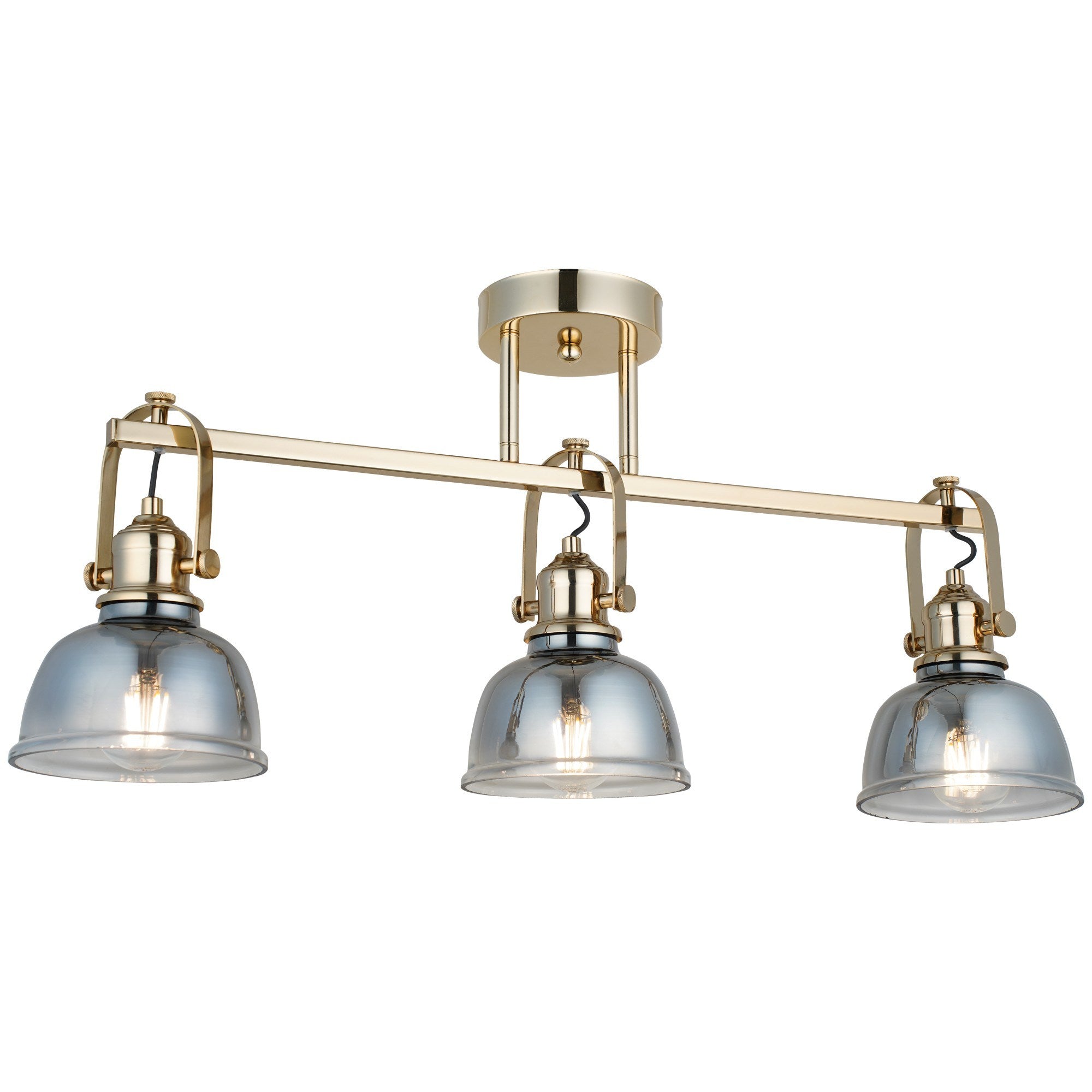 Candeeiro de Teto – Ø16 cm – Laca Antiga – Metal com Vidro