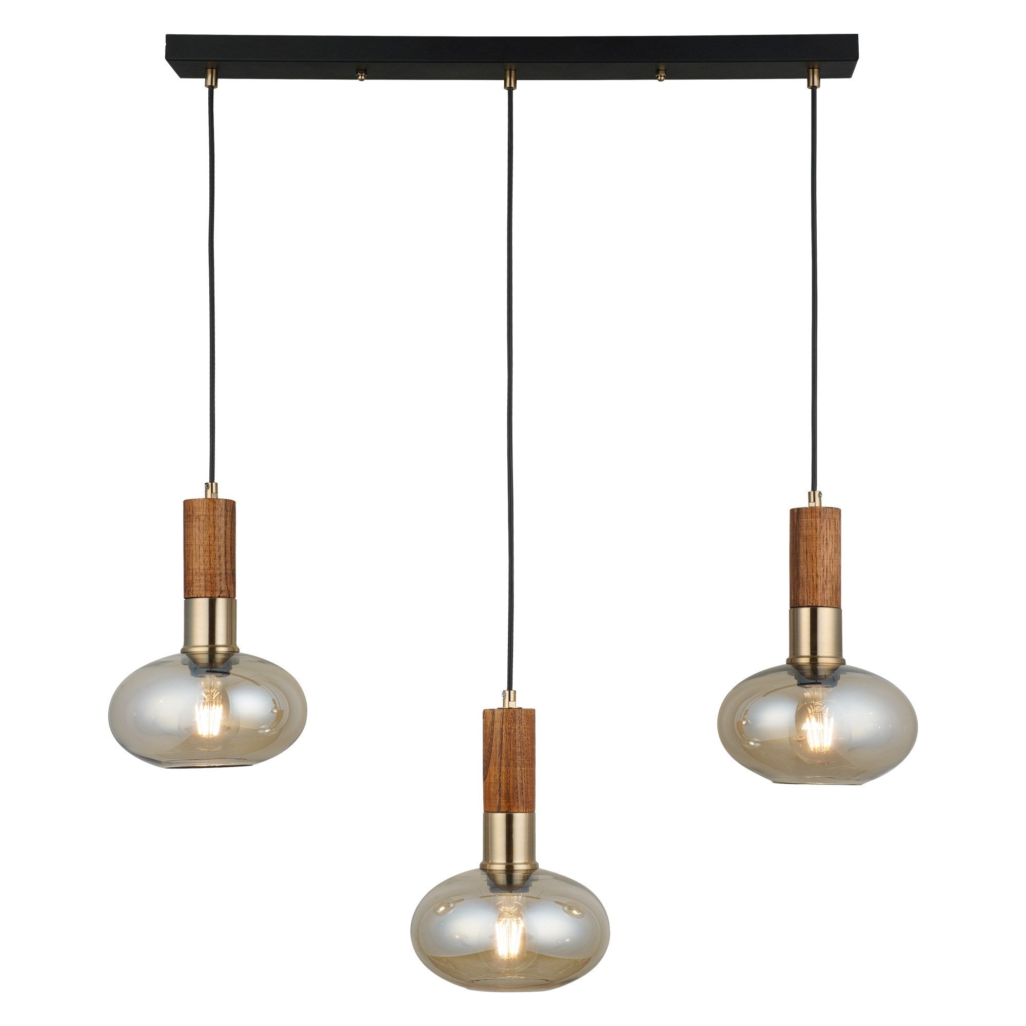 Candeeiro de Teto – 35 - 176 cm – Laca Antiga – Metal