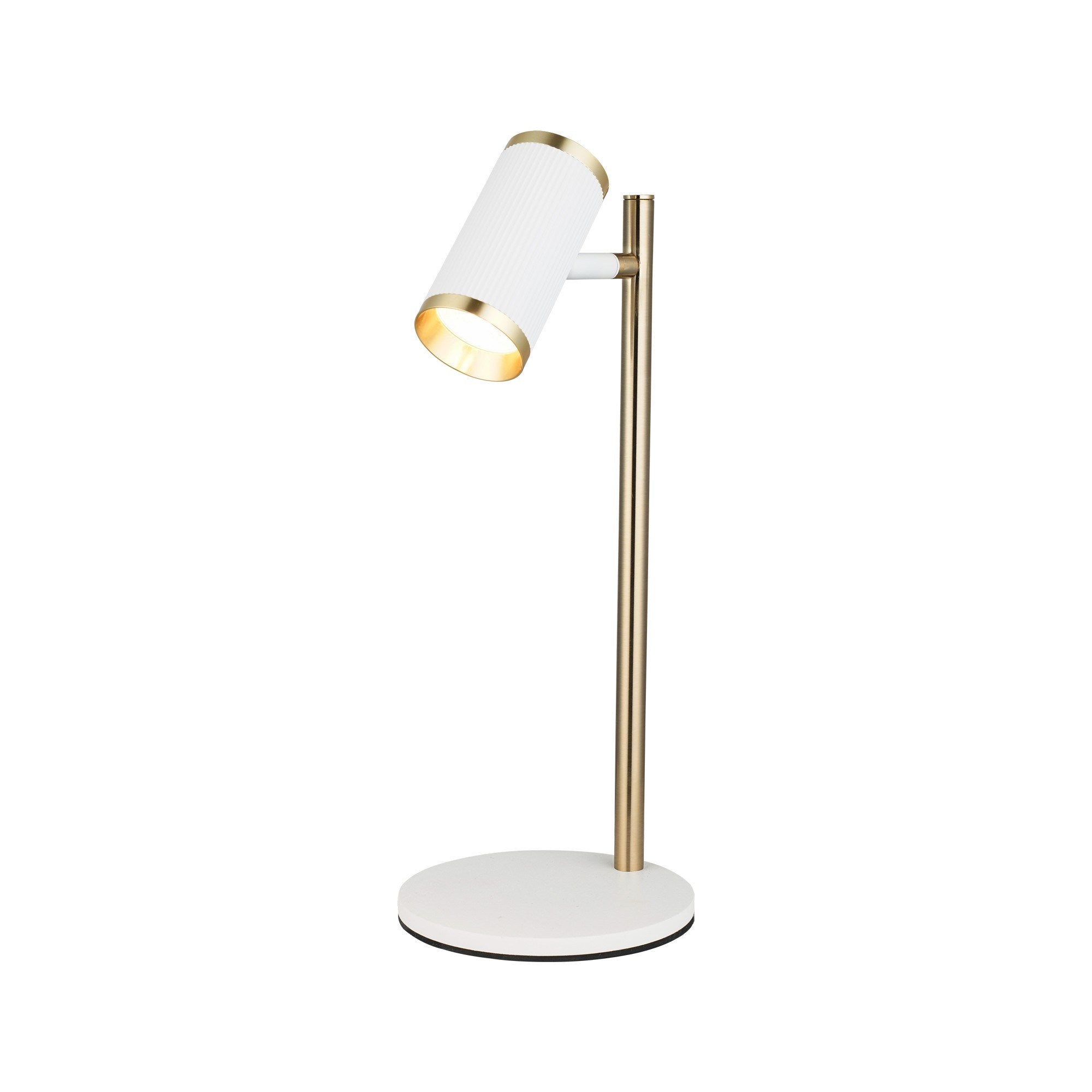 Candeeiro de Mesa – 42 cm – Branco – Metal