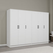 Guarda-roupa – 240 cm x 180 cm x 51,8 cm – Branco – MDF