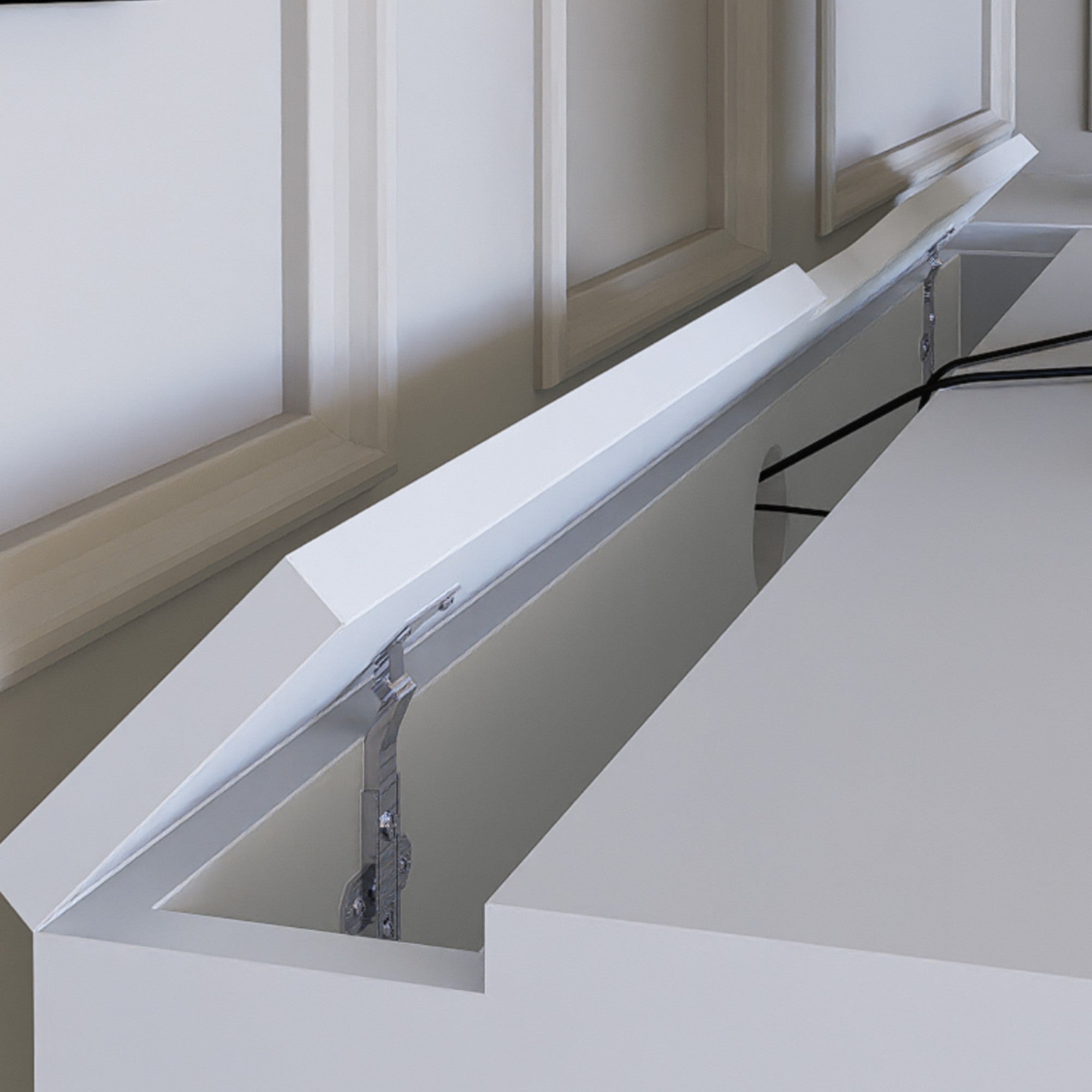 Secretária de Estudo – 120cm x 77.4cm x 55cm – Branco – Painéis de partículas revestidos a melamina