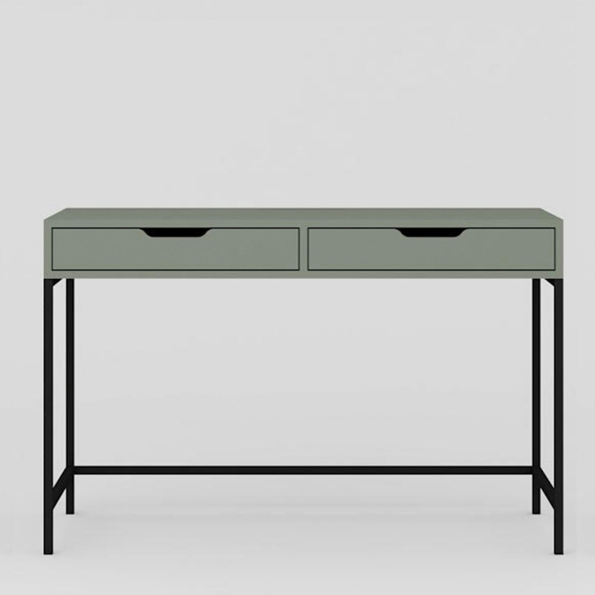 Secretária de Estudo – 120cm x 77,4cm x 55cm – Verde – MDF