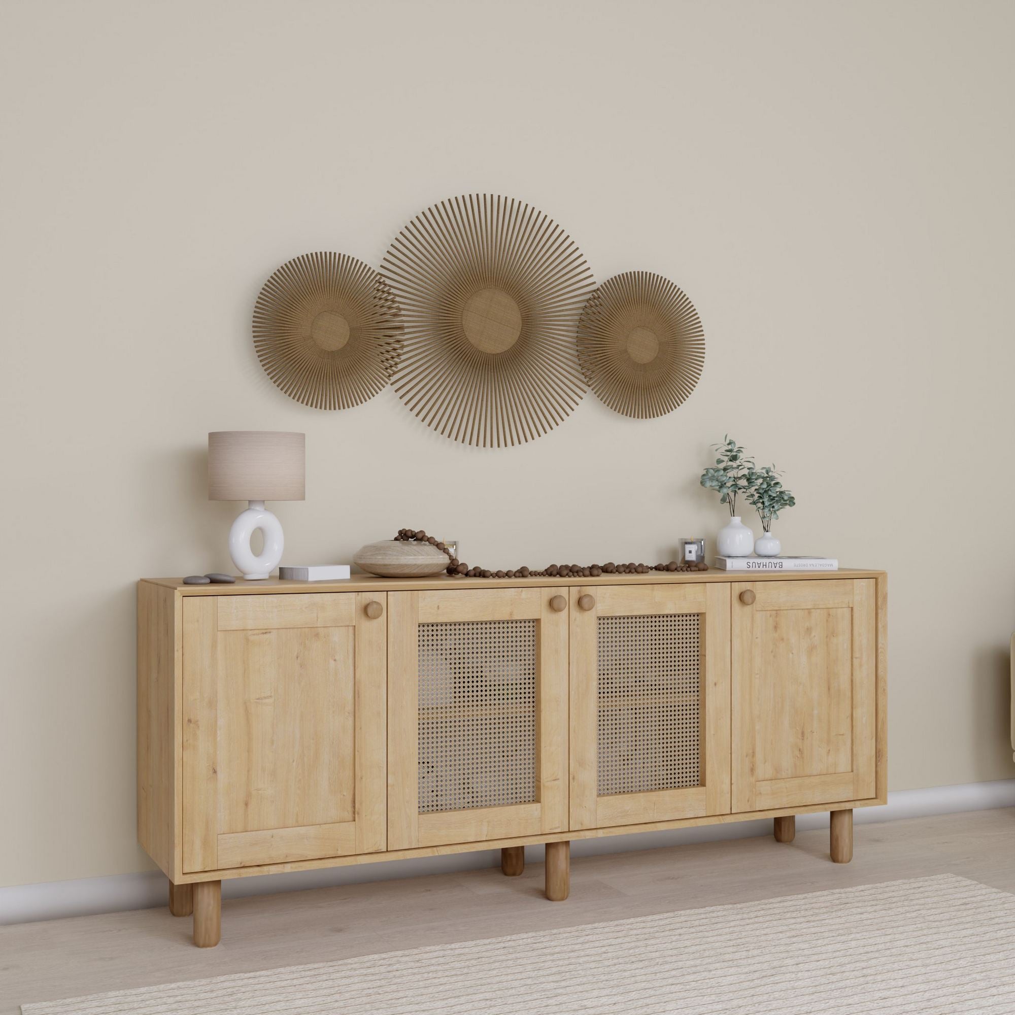 Aparador – 180 cm x 75 cm x 40 cm – Nogueira – MDF