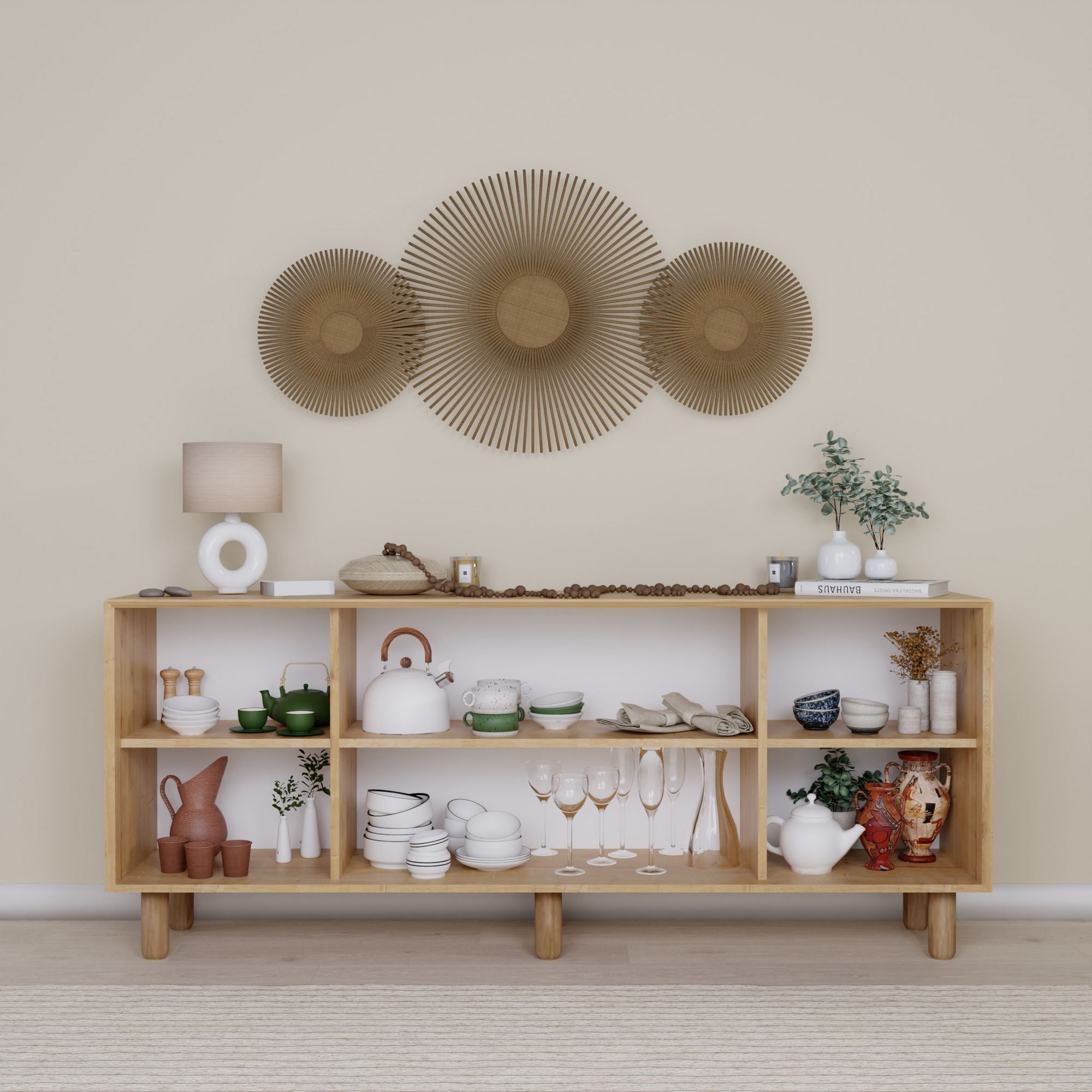 Aparador – 180 cm x 75 cm x 40 cm – Nogueira – MDF