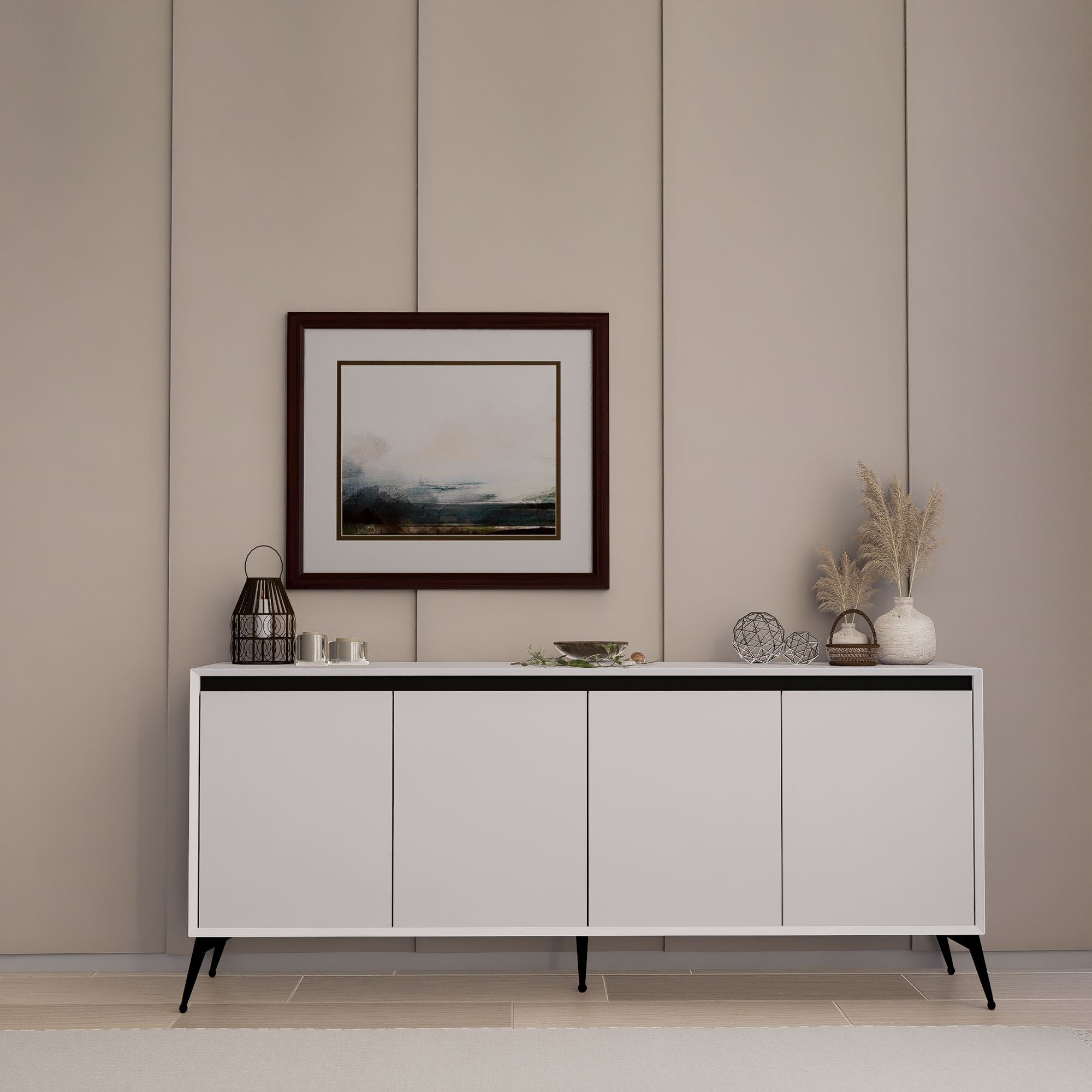 Aparador – 180x80x37,3 cm – Branco – MDF