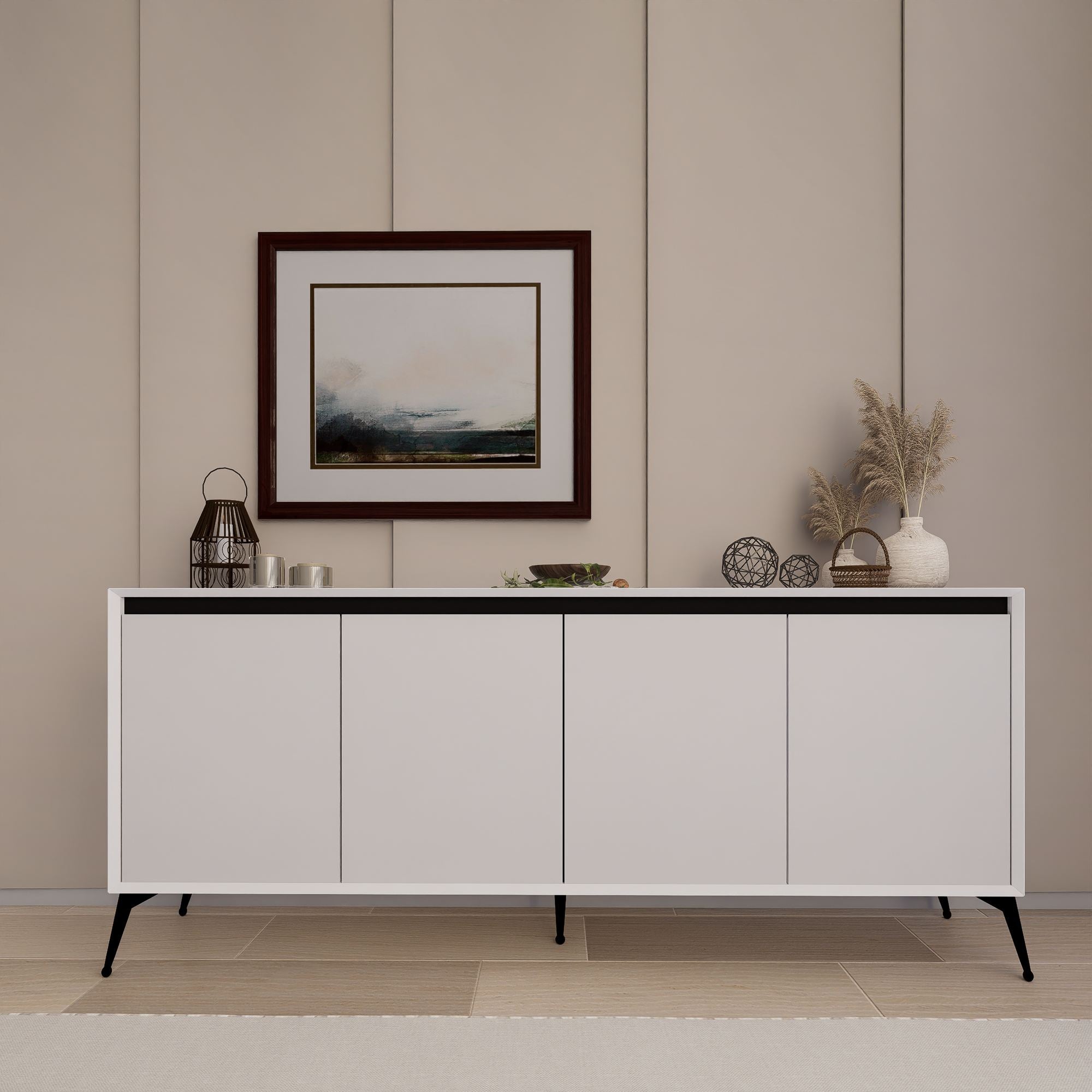 Aparador – 180x80x37,3 cm – Branco – MDF
