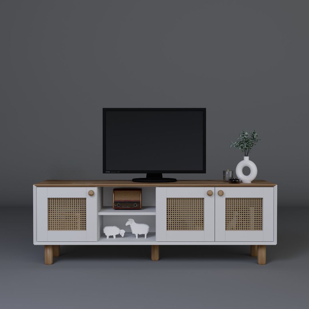 Móvel de TV – 160 cm x 56 cm x 40 cm – Carvalho Jardim – MDF