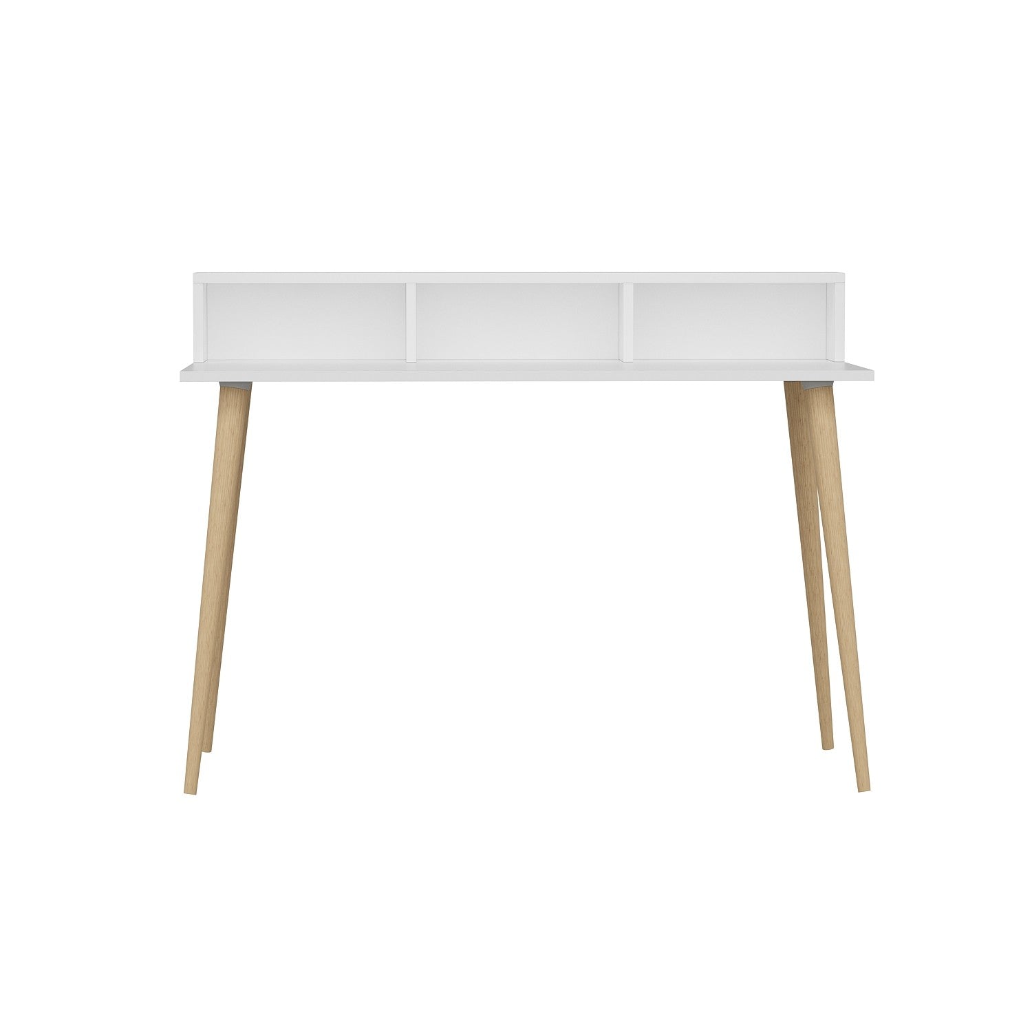 Secretária de Estudo – 120 cm x 60 cm x 75 cm – Branco – Painel de Partículas Revestido a Melamina