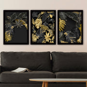 Pinturas Decorativas Elegantes em Moldura (3 Peças), 35 x 45 cm | 100% MDF, 2 cm de Espessura | Arte de Parede Elegante para Decoração de Casa e Escritório, Artista Anônimo