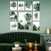 Pinturas Decorativas Elegantes em MDF (9 Peças), 100% MDF, 3 mm de Espessura | 20 x 15 cm (8 peças) e 30 x 40 cm (1 peça) | Perfeitas para Amantes de Decoração e Arte