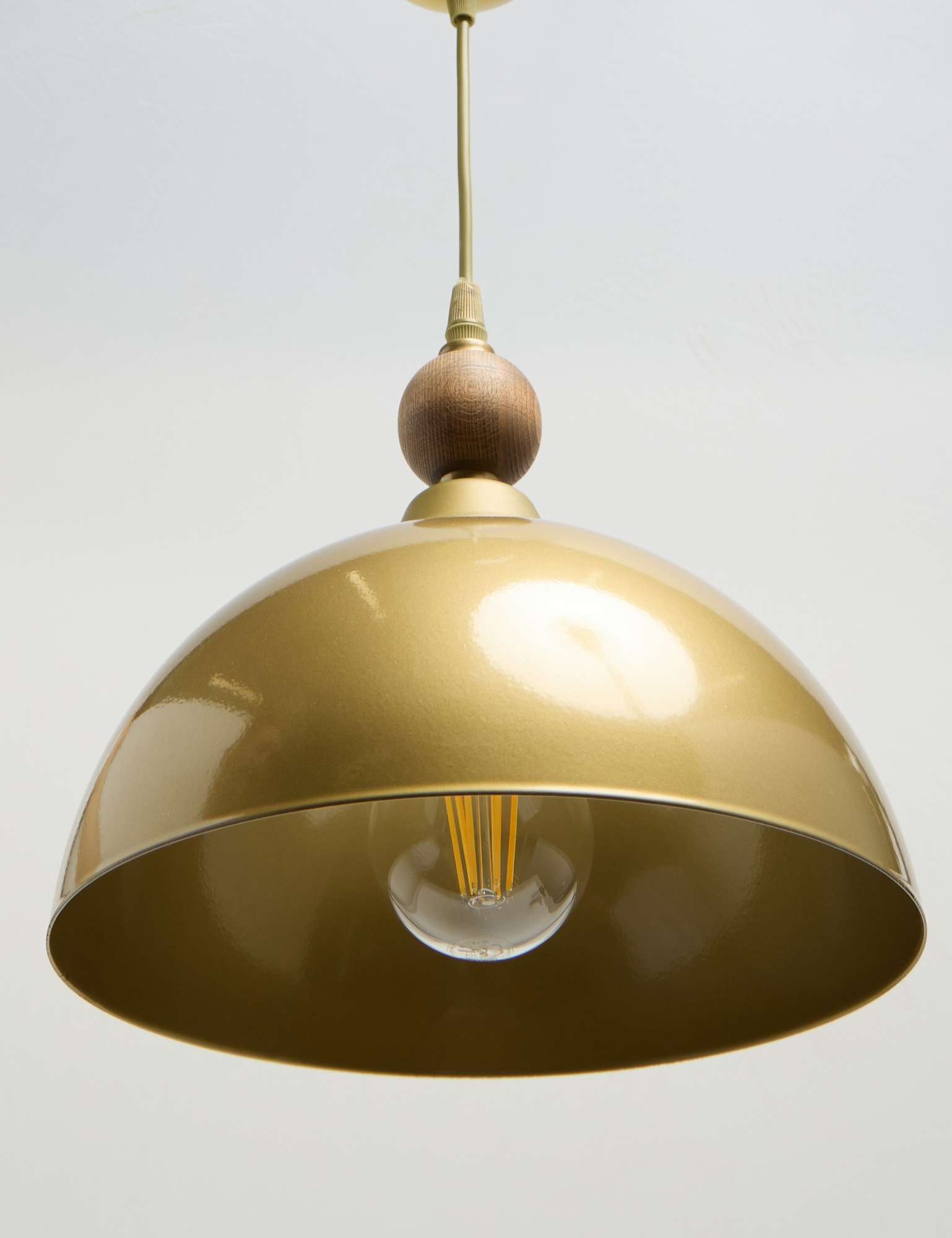 Candeeiro de Teto - 32 - 70 cm - Antiguidade - Metal