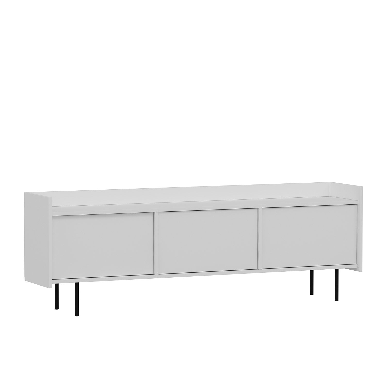 Móvel de TV – 183.6x63x37 cm – Branco – Painel de partículas revestido a melamina