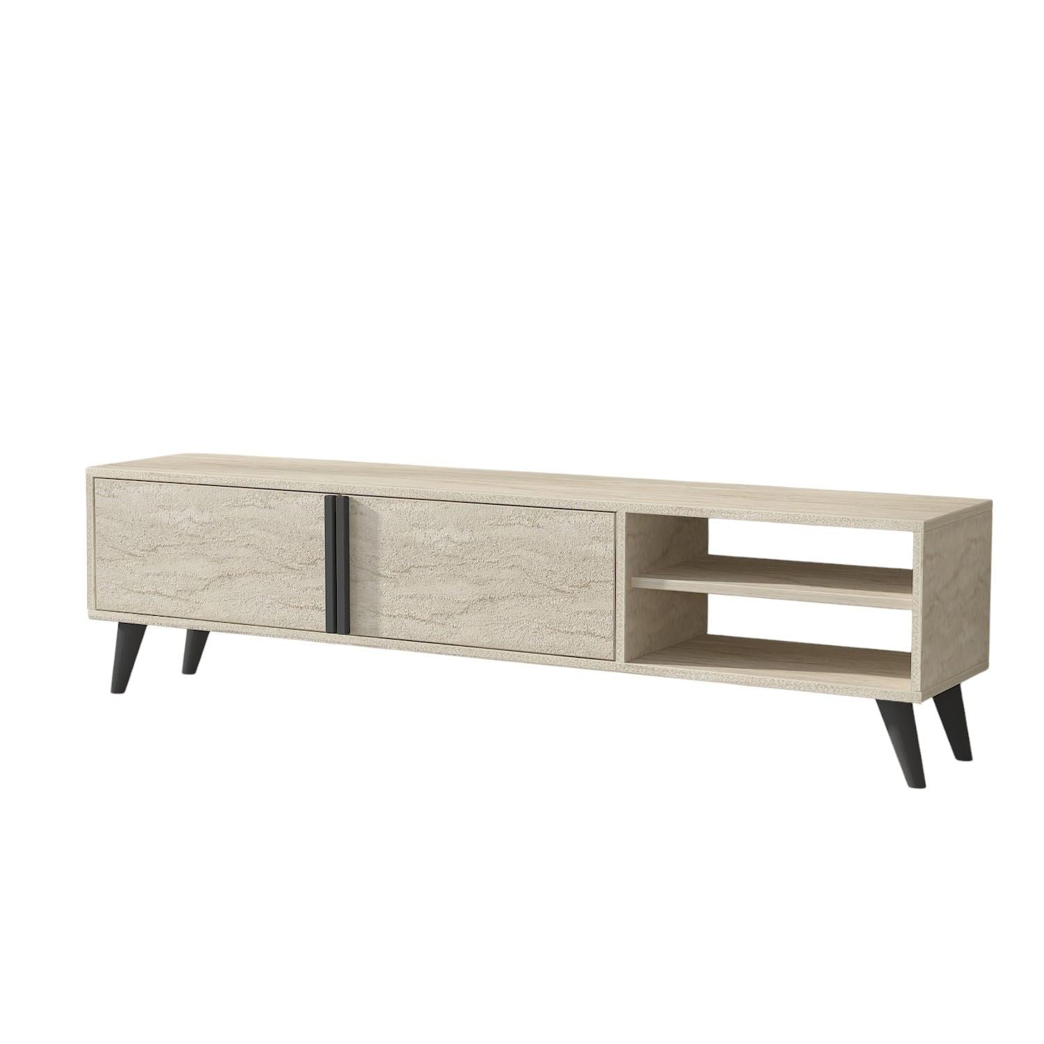 Móvel de TV – 160cm – Travertino – MDF