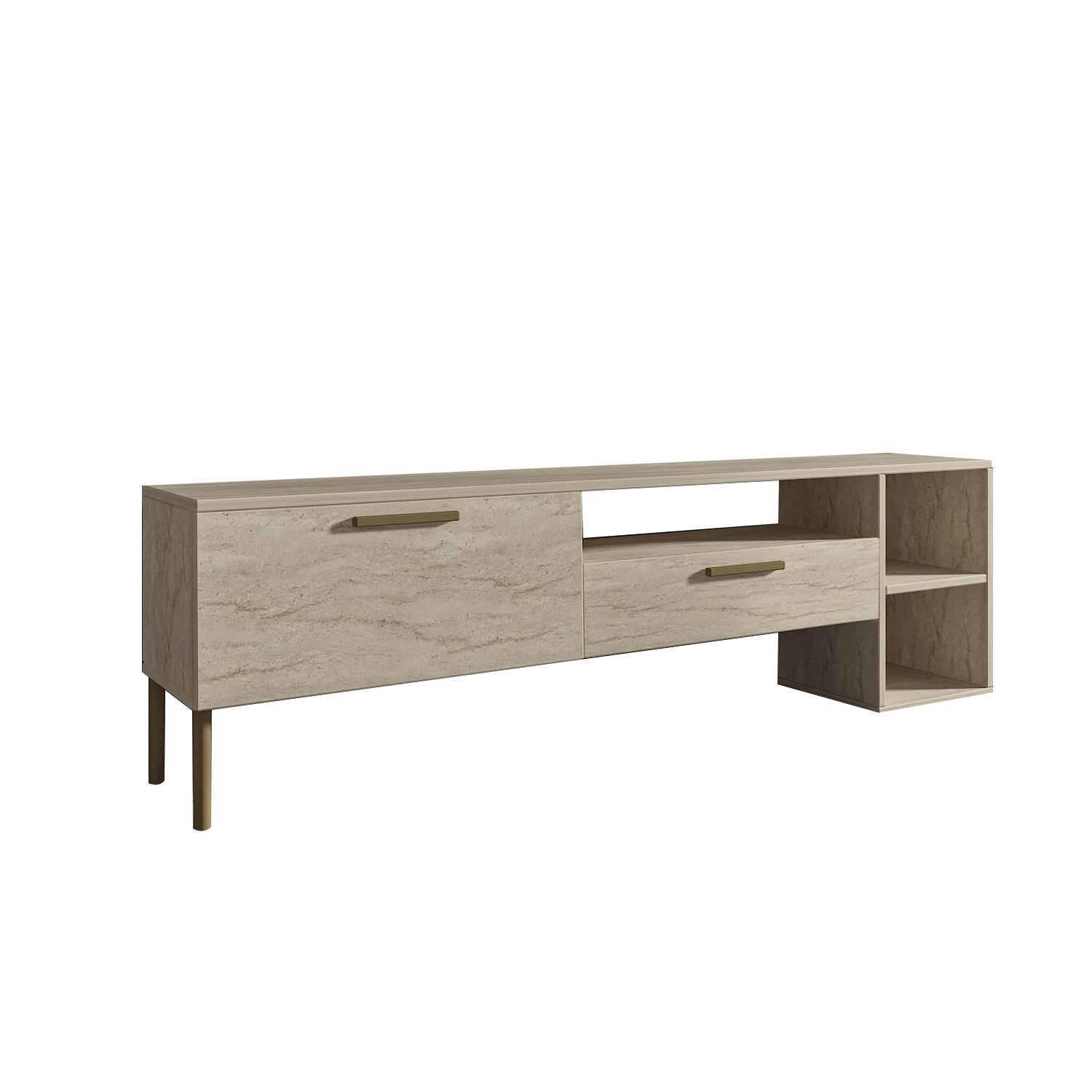 Móvel de TV – 150 cm – Travertino – MDF