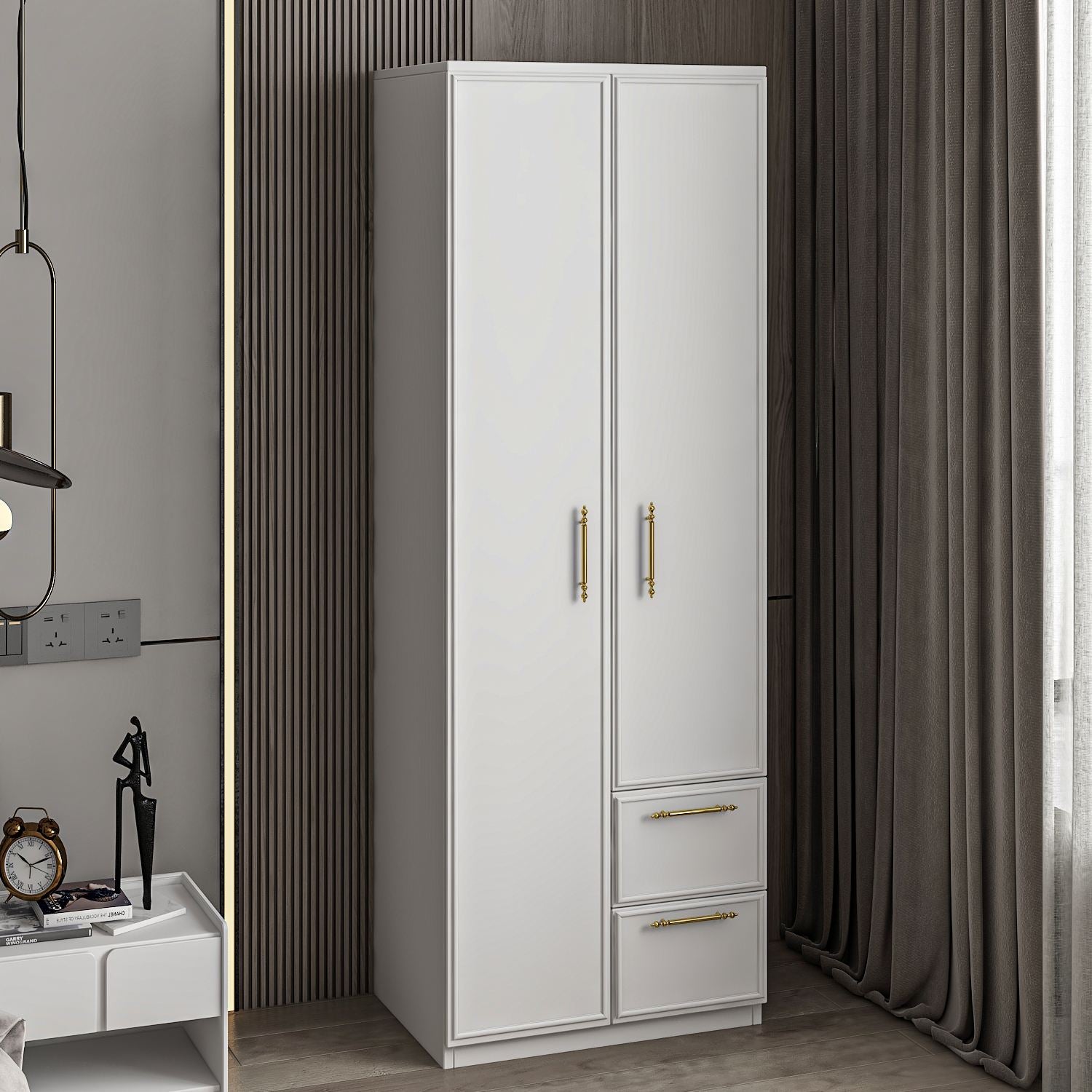 Guarda-roupa – 60cm x 171,8cm x 45cm – Branco – MDF
