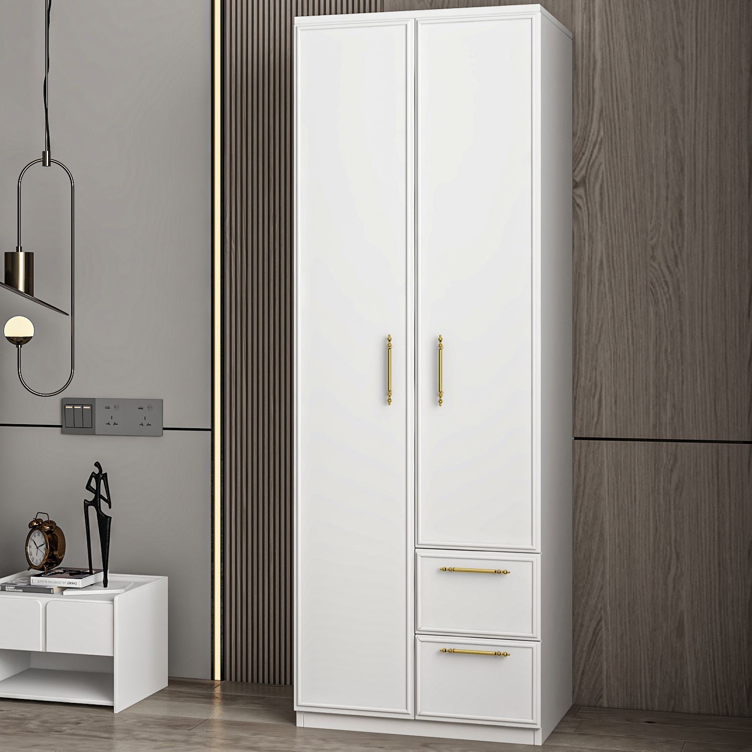 Guarda-roupa – 60cm x 171,8cm x 45cm – Branco – MDF