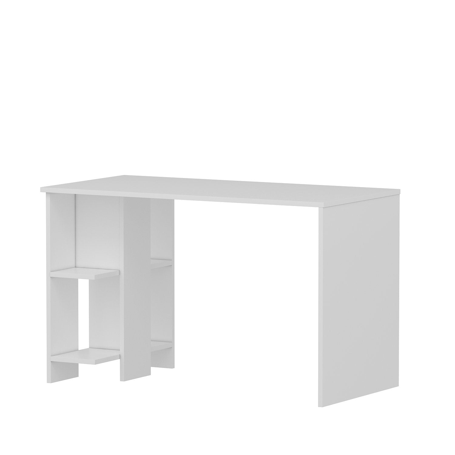 Secretária de Estudo – 120 cm x 73,8 cm x 60 cm – Branco – Painel de Partículas