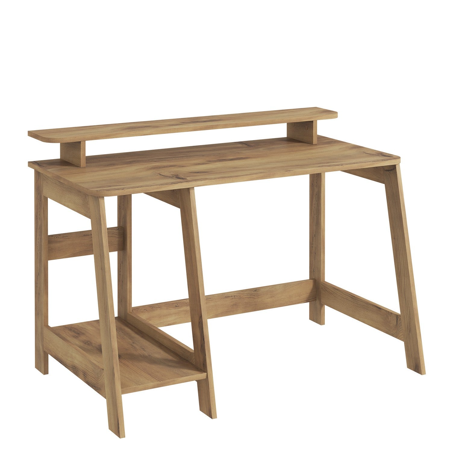 Secretária de Estudo – 120 cm x 73 cm – Carvalho – Melamina