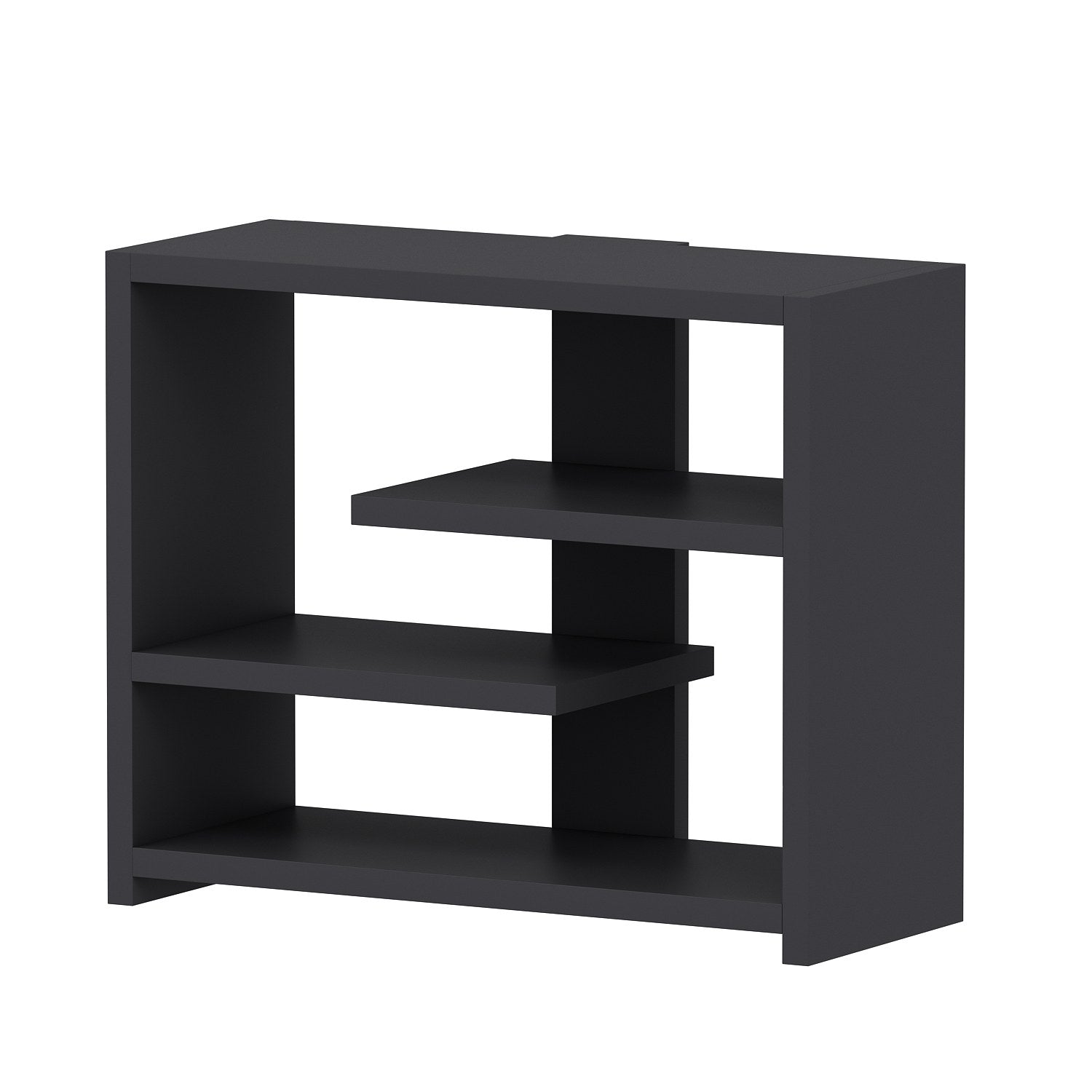 Prateleira de parede – 48,6x40x21,4 cm – Antracite – Painel de partículas revestido a melamina