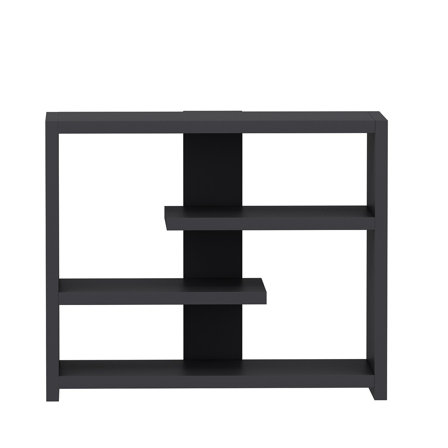 Prateleira de parede – 48,6x40x21,4 cm – Antracite – Painel de partículas revestido a melamina