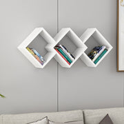 Prateleira de parede – 102 cm x 42 cm x 20 cm – Branco – Painéis de partículas revestidos a melamina