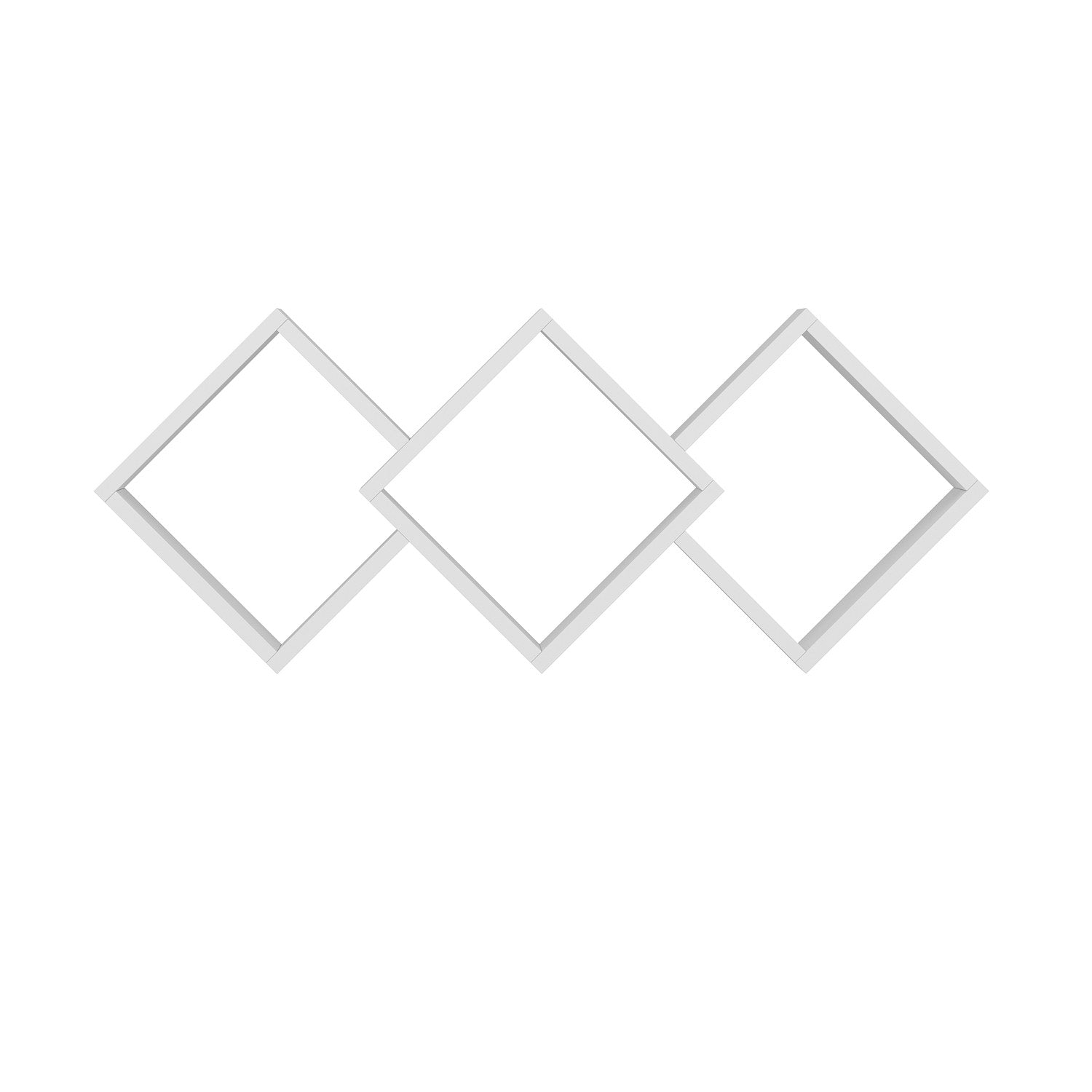 Prateleira de parede – 102 cm x 42 cm x 20 cm – Branco – Painéis de partículas revestidos a melamina