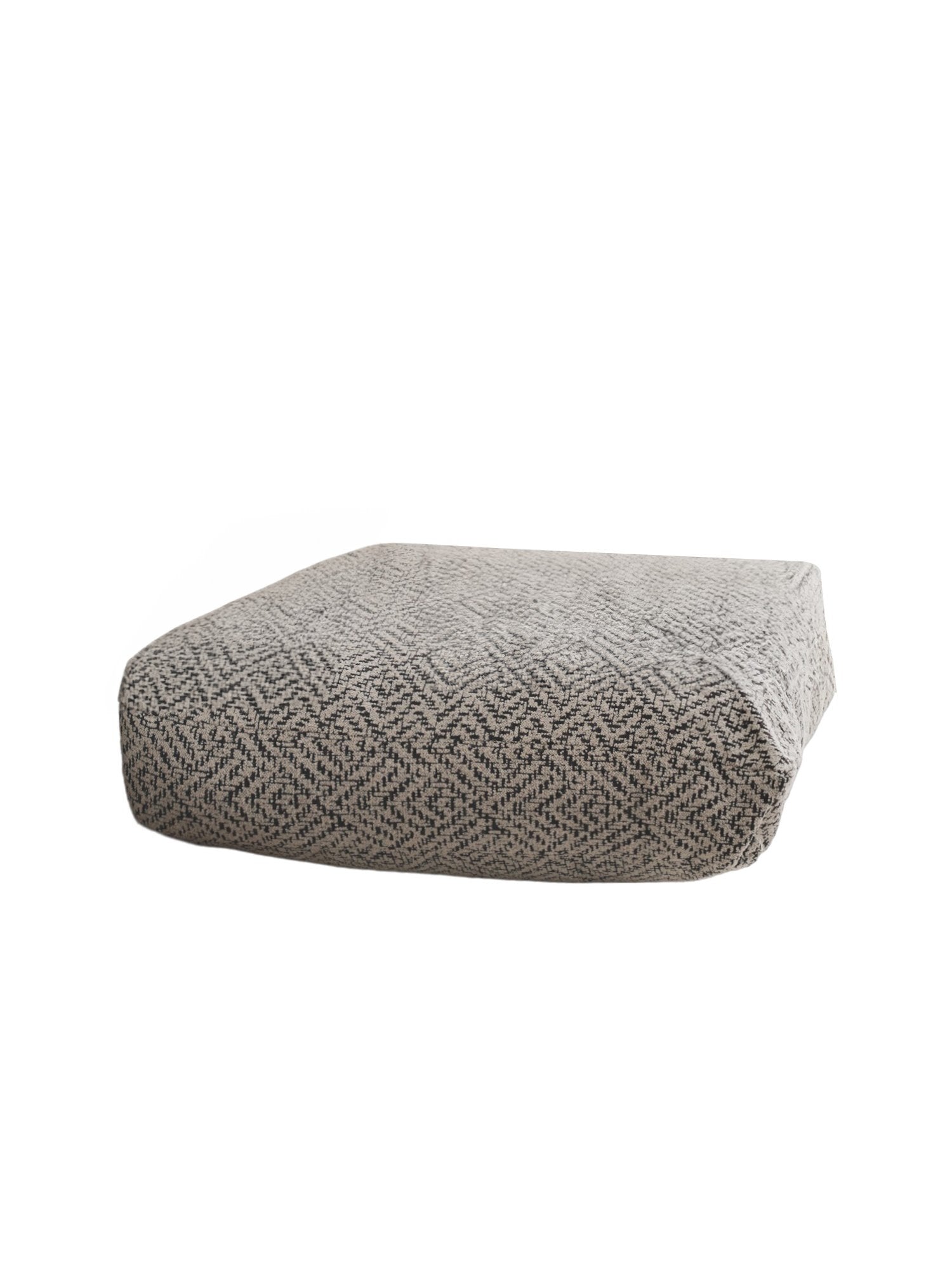 Almofada – 70 cm x 27 cm x 70 cm – Cinza – Tecido 100% TEDDY