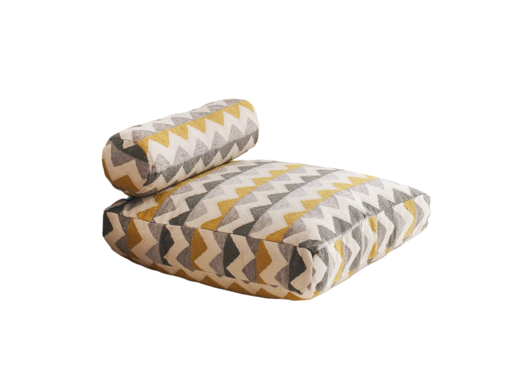 Almofada – 70x27x70cm – Multicolorido – Tecido 100% TEDDY