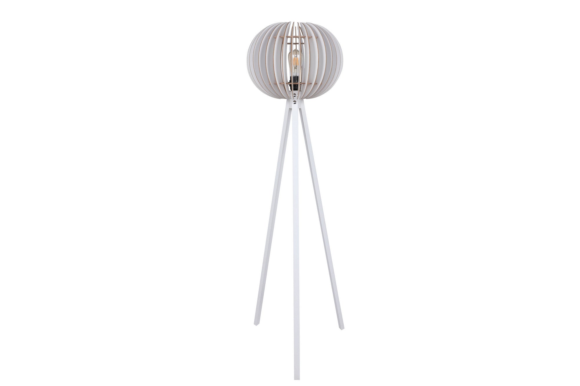 Candeeiro de Pé – 145 cm – Branco – MDF
