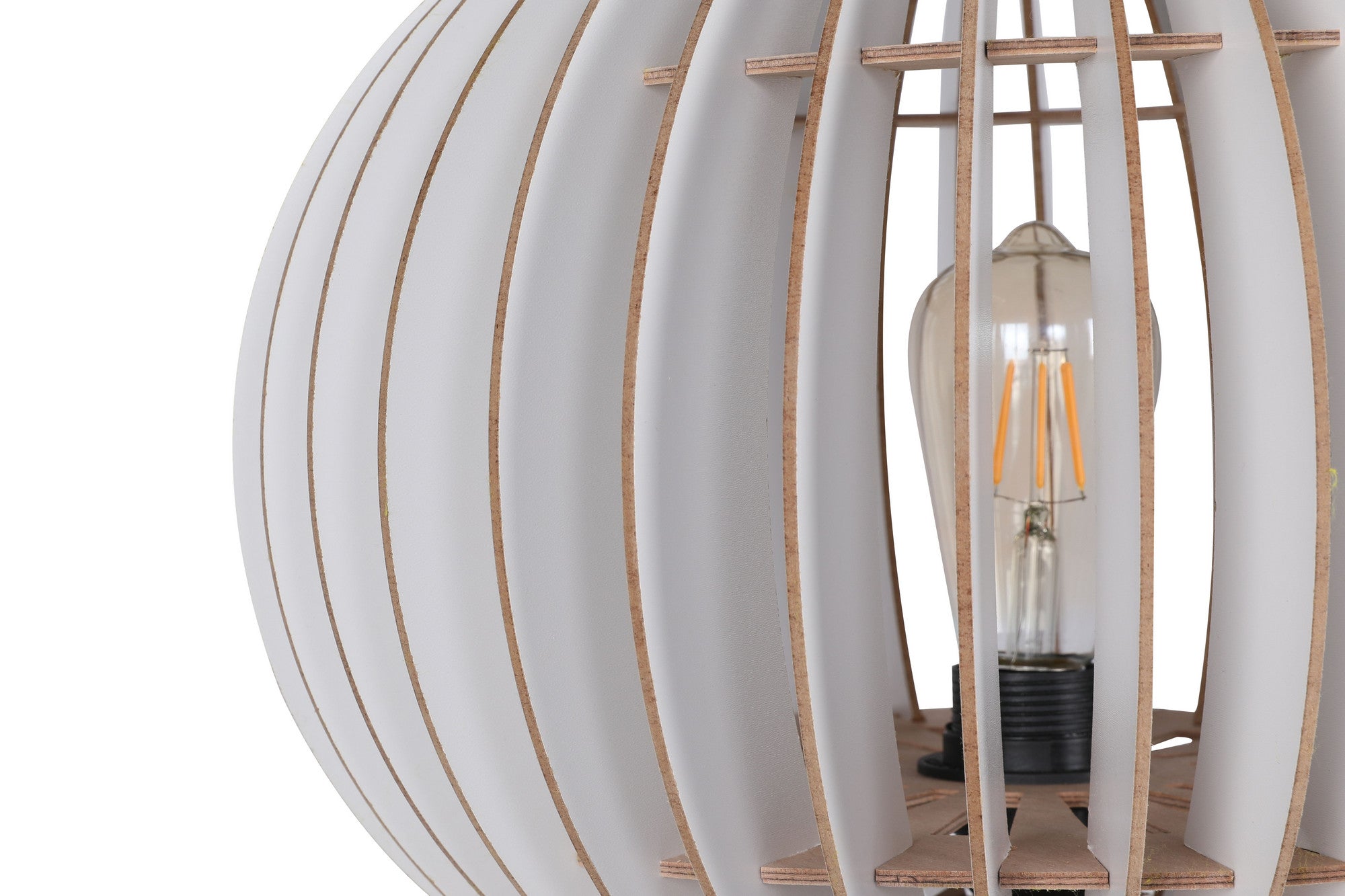 Candeeiro de Pé – 145 cm – Branco – MDF