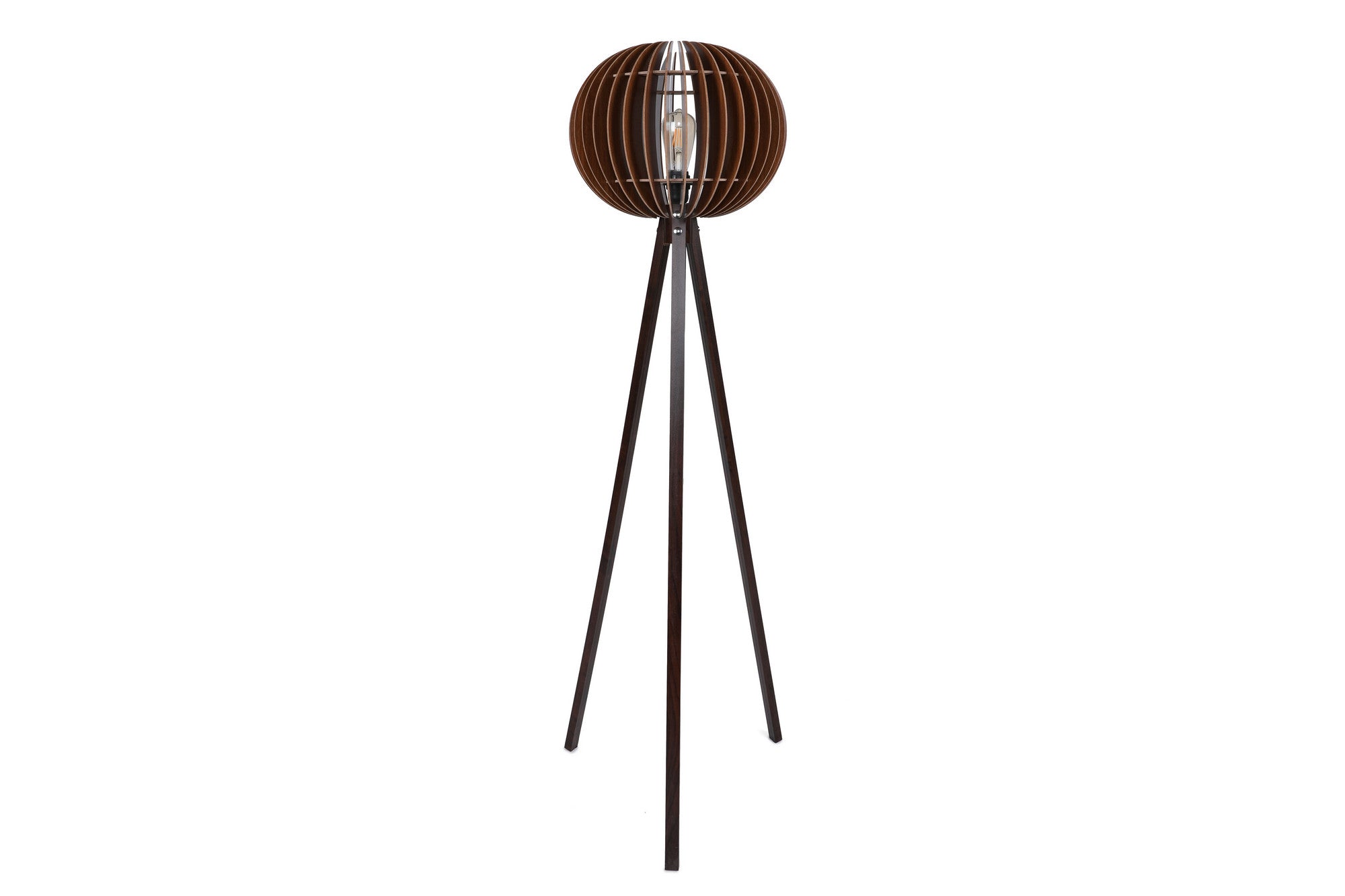 Candeeiro de Pé – 145cm – Noz – MDF