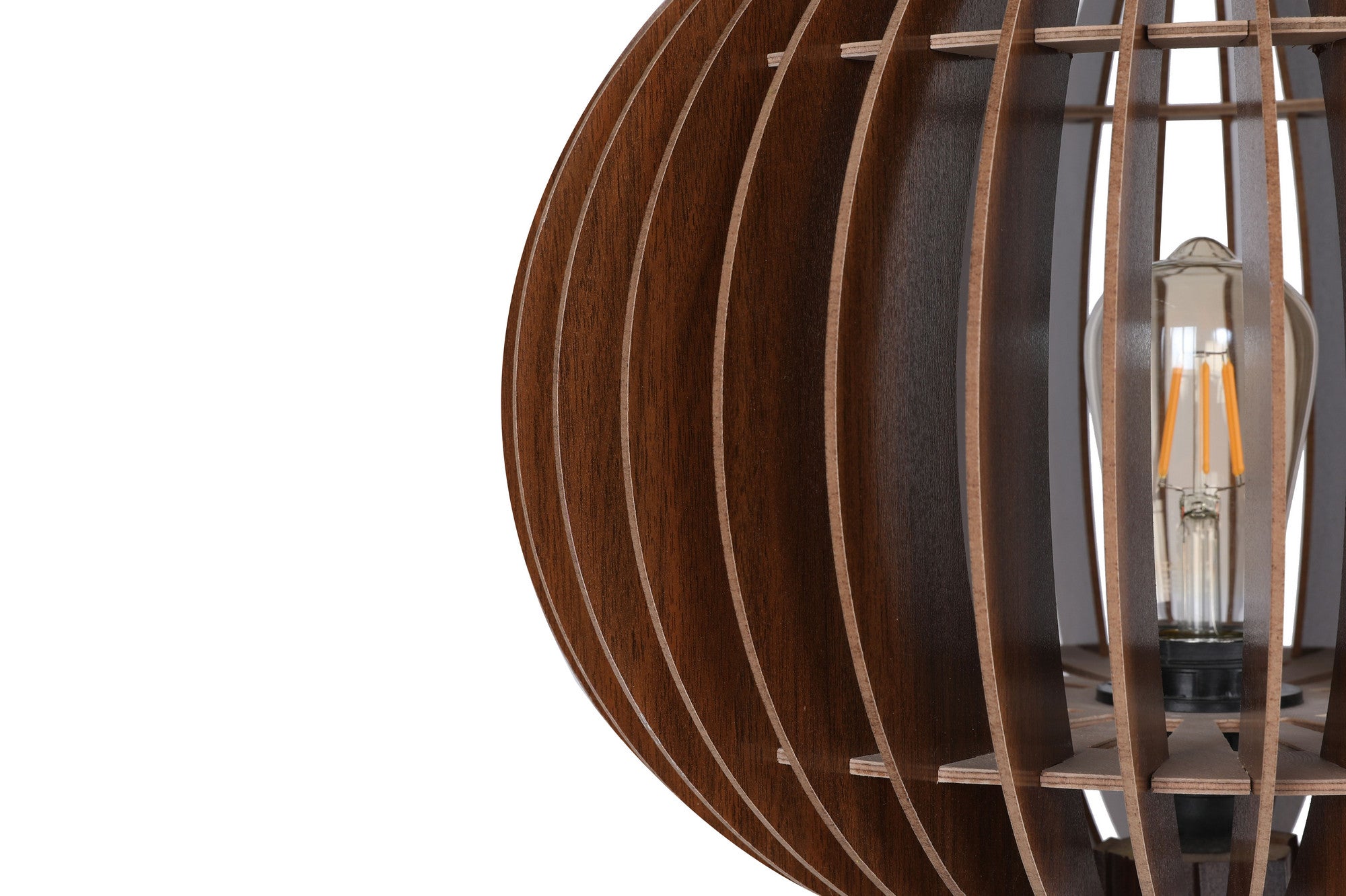 Candeeiro de Pé – 145cm – Noz – MDF