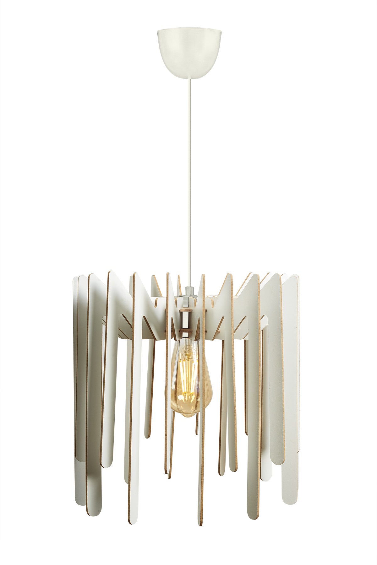 Candeeiro de Teto – 65 cm – Branco – MDF