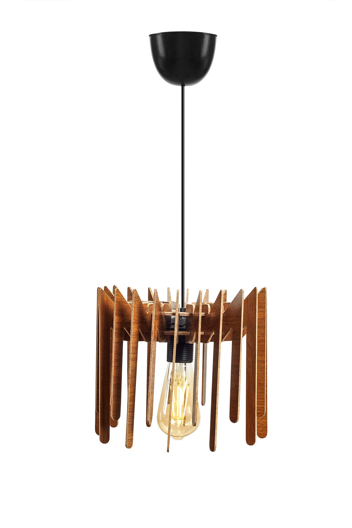 Candeeiro de Teto – 55 cm – Noz – MDF
