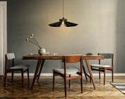 Candeeiro de Teto – 45 cm – Preto – MDF