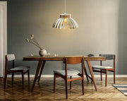 Candeeiro de Teto – 55 cm – Branco – MDF