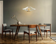 Candeeiro de Teto – 55 cm altura – Branco – MDF