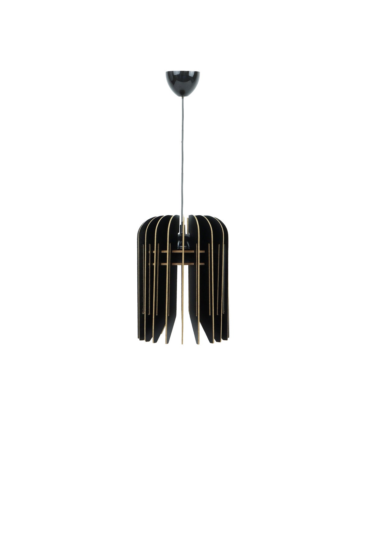 Candeeiro de Teto – 65 cm – Preto – MDF