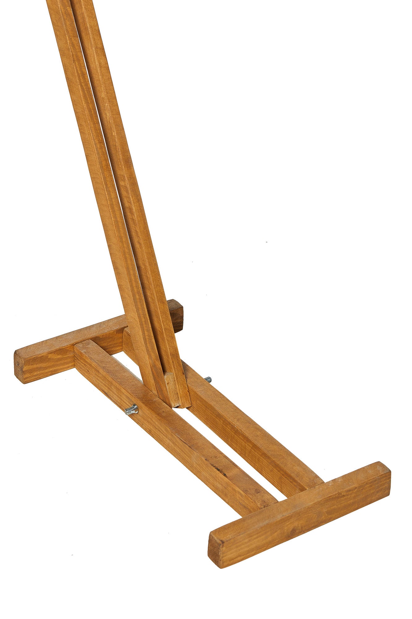 Candeeiro de Mesa de Madeira de Pinheiro – 140 cm – Cru, Marrom, Preto – Juta