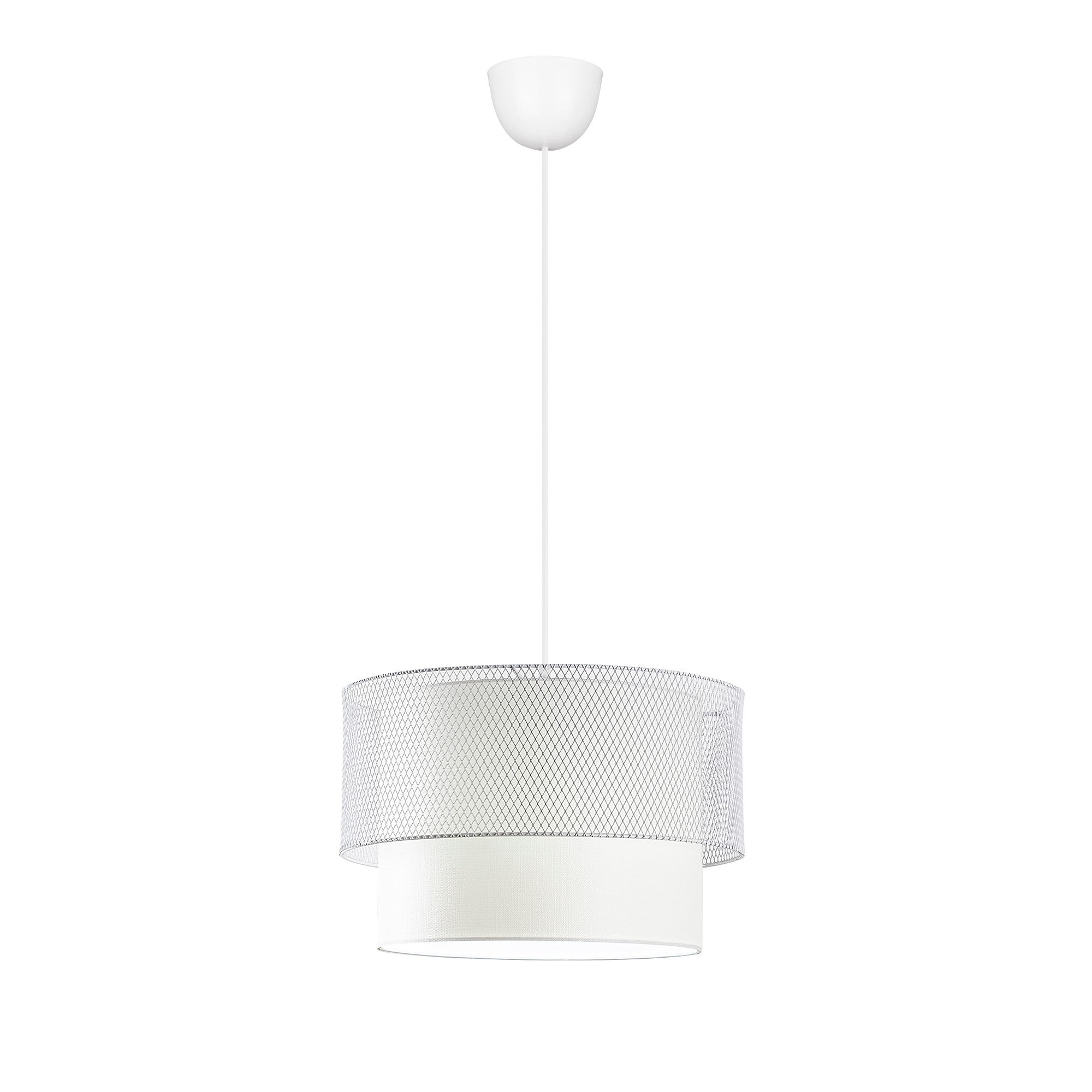 Candeeiro de Teto – 30 cm – Branco – Metal