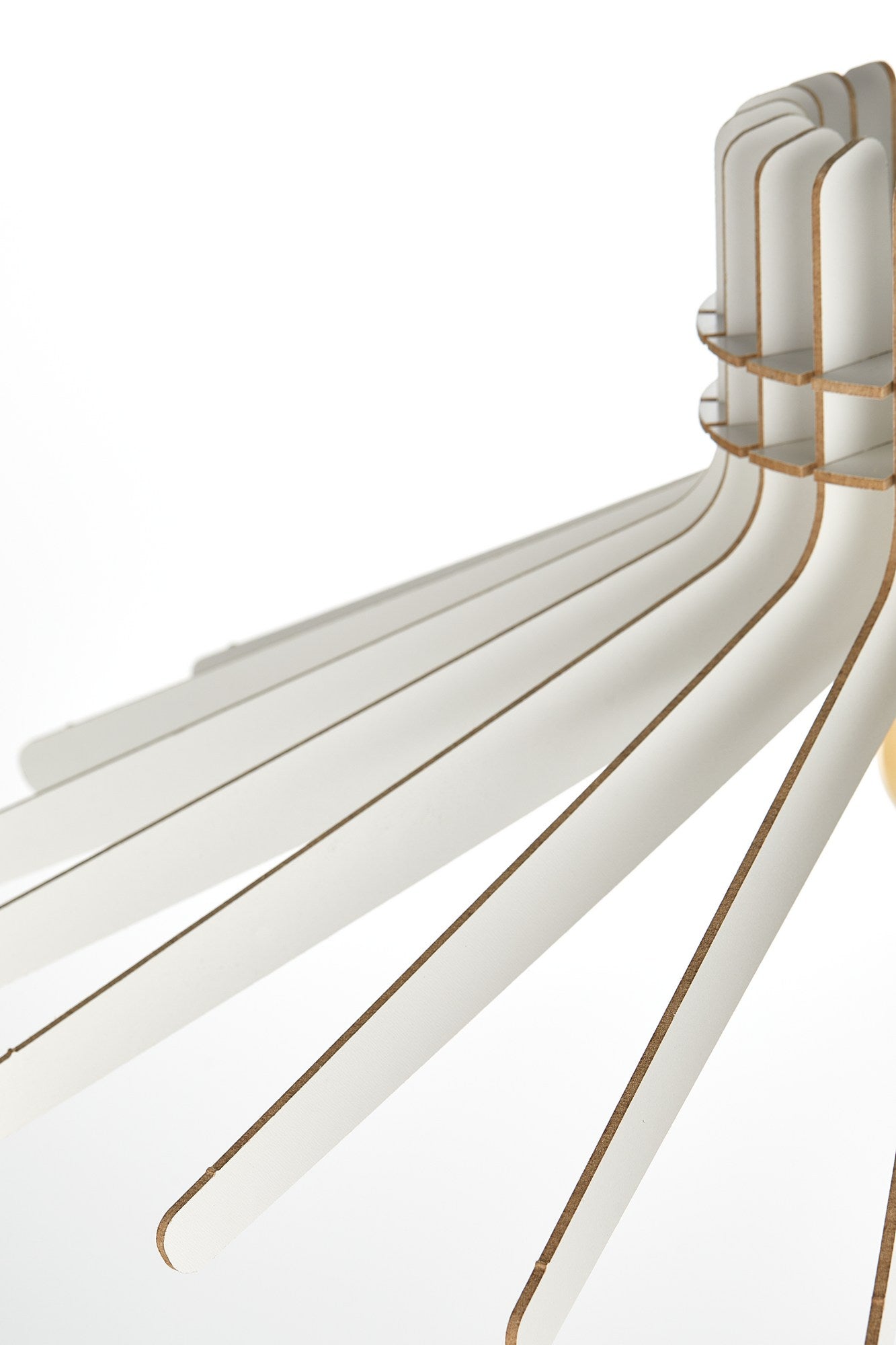 Candeeiro de Teto – 65 cm – Branco – MDF
