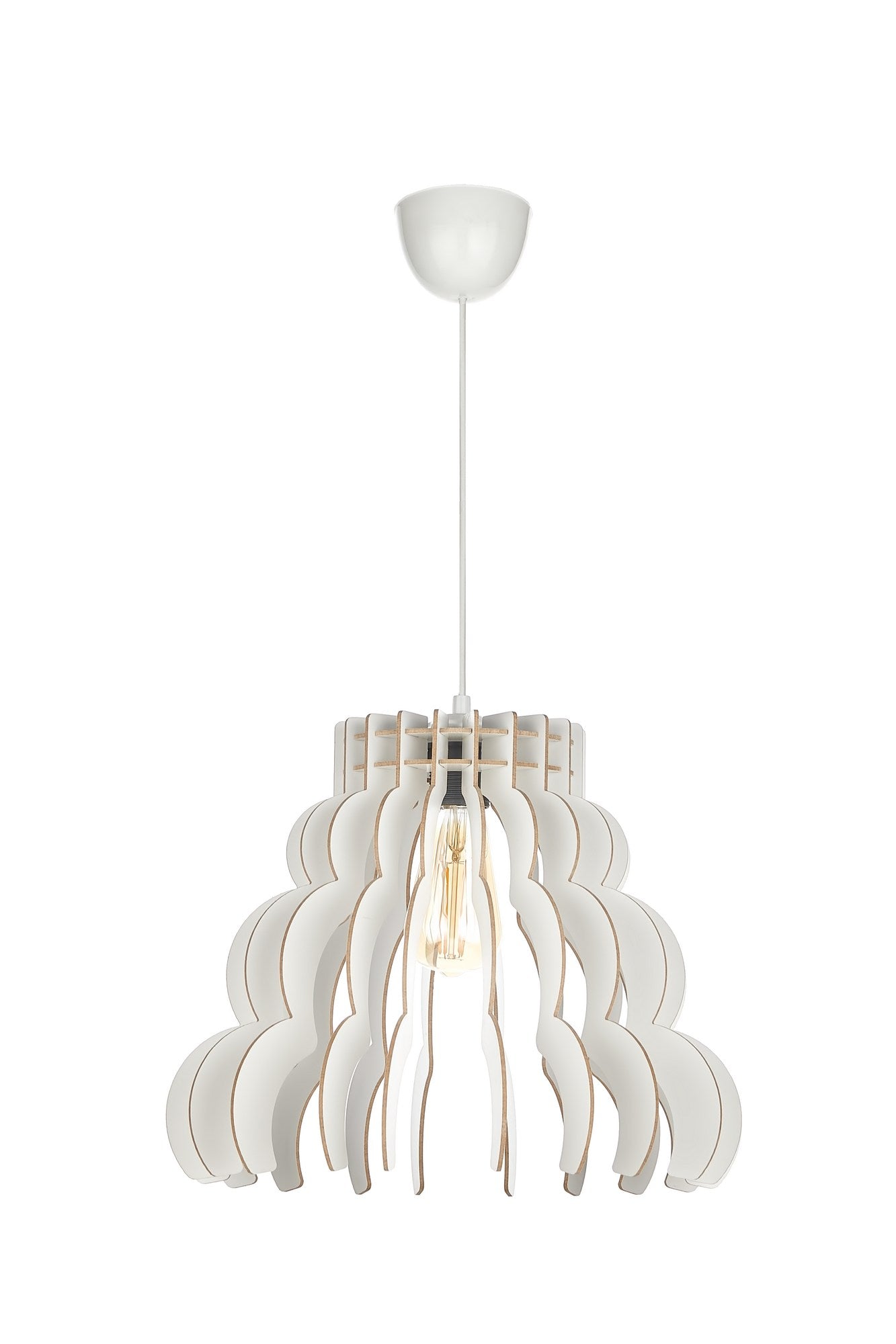 Candeeiro de Teto – 31 cm – Branco – MDF